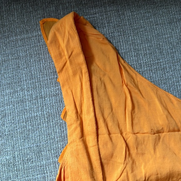 Free People Brea One Shoulder Top. NWOT. Marigold - Picture 14 of 15